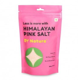 By Nature Himalayan Pink Salt   Pack  400 grams